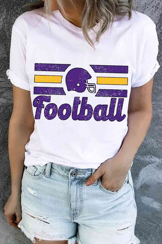 FOOTBALL Graphic Short Sleeve T-Shirt