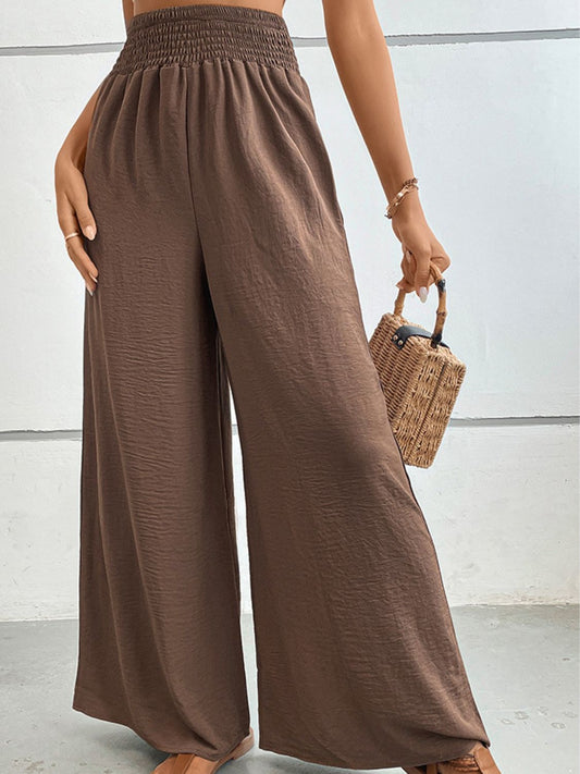 LynMaree palazzo Wide Waistband Relax Fit Long Pants