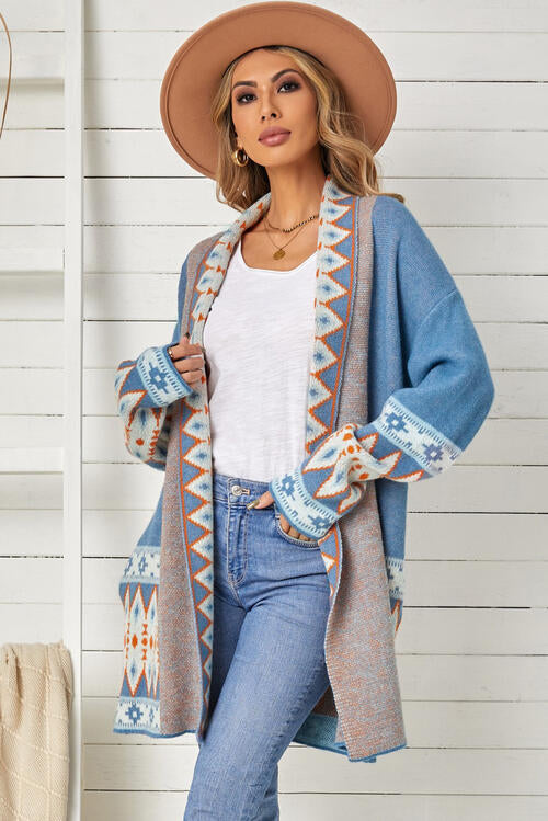 Make it happen -Open Front Long Sleeve Cardigan