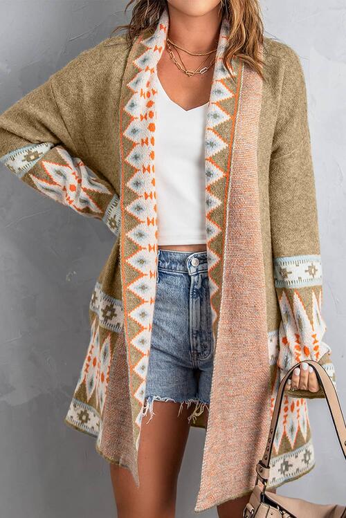 Make it happen -Open Front Long Sleeve Cardigan