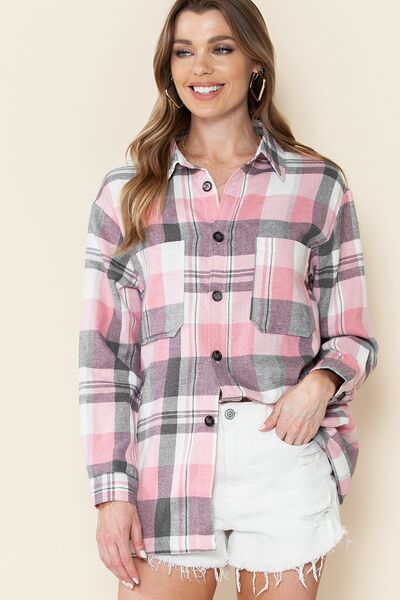 Daybreak Plaid Button Up Long Sleeve Shirt