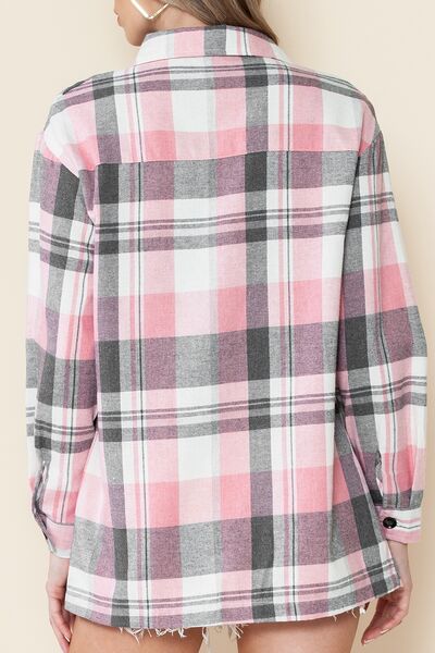 Daybreak Plaid Button Up Long Sleeve Shirt