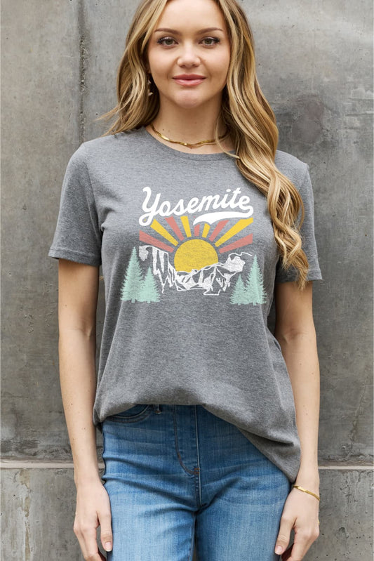 Simply Love Full Size YOSEMITE Graphic Cotton Tee