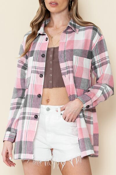 Daybreak Plaid Button Up Long Sleeve Shirt