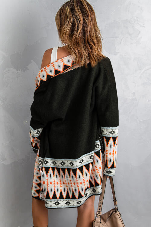 Make it happen -Open Front Long Sleeve Cardigan