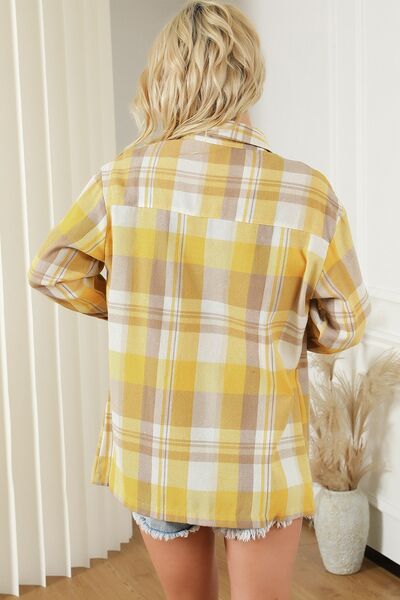 Daybreak Plaid Button Up Long Sleeve Shirt