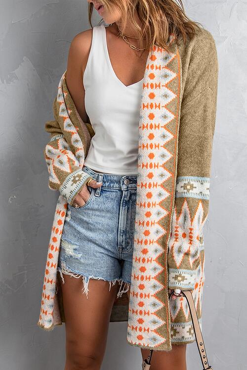 Make it happen -Open Front Long Sleeve Cardigan