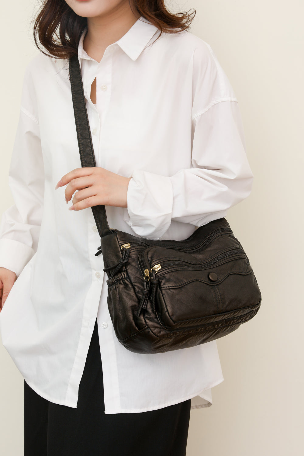 PU Leather Crossbody Bag