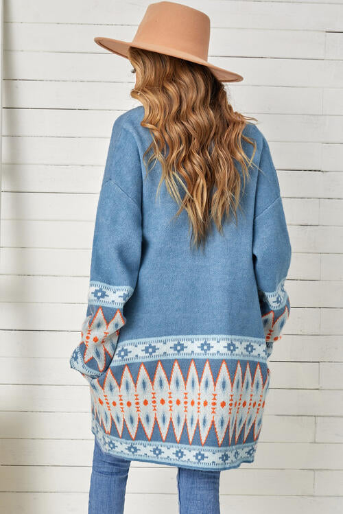 Make it happen -Open Front Long Sleeve Cardigan