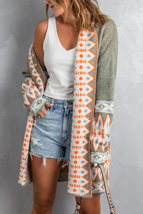 Make it happen -Open Front Long Sleeve Cardigan