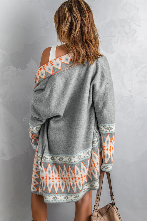 Make it happen -Open Front Long Sleeve Cardigan