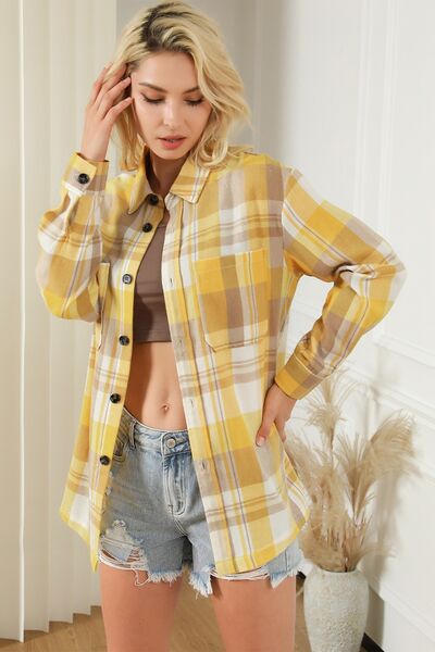 Daybreak Plaid Button Up Long Sleeve Shirt