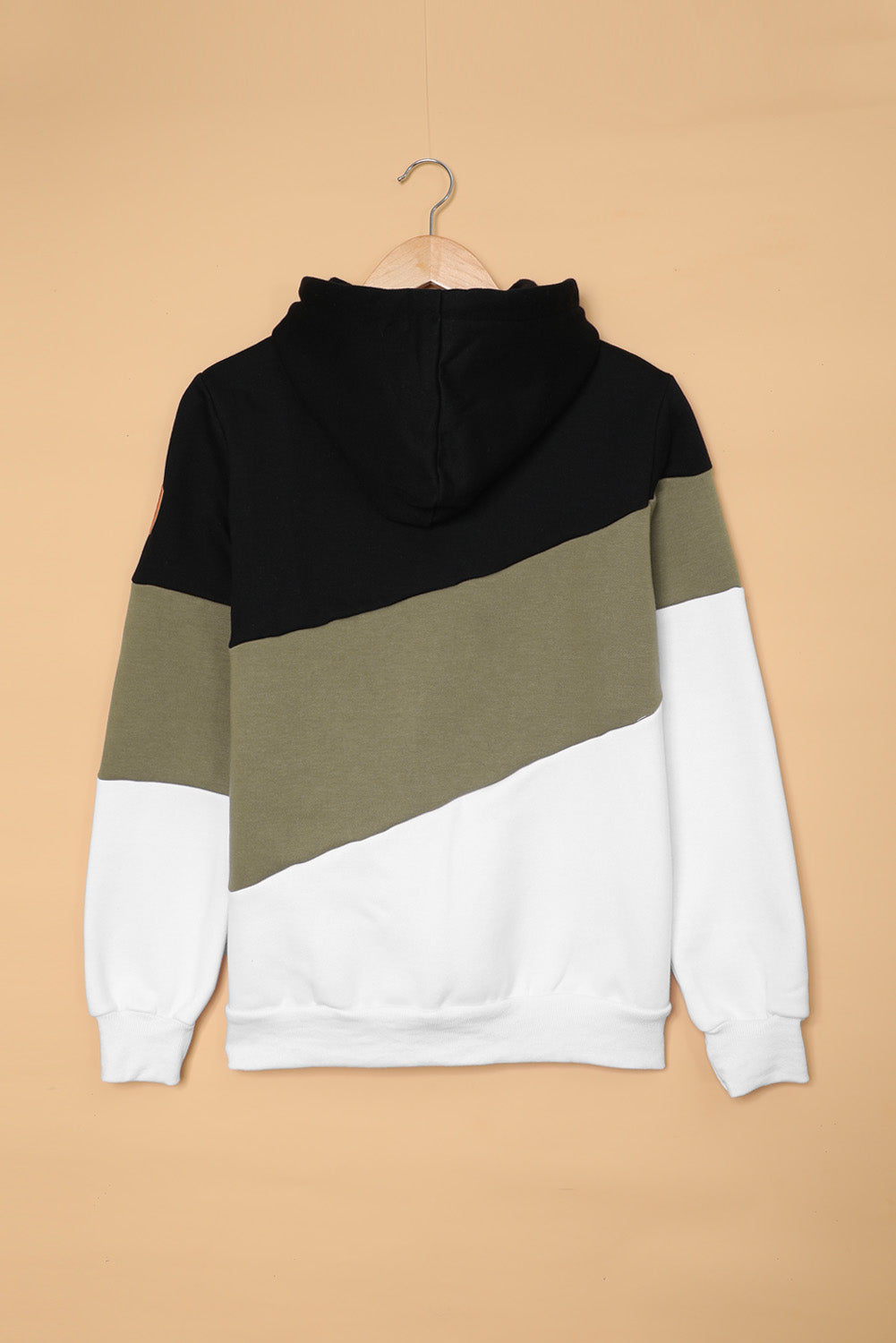 Tennille Full Size Range Color Block Cowl Neck Hoodie